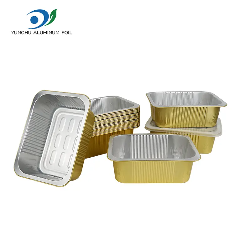 పునర్వినియోగపరచలేని సీల్స్ స్క్వేర్ అల్యూమినియం రేకు కంటైనర్లు పునర్వినియోగపరచలేని సీల్స్ స్క్వేర్ అల్యూమినియం రేకు కంటైనర్లు