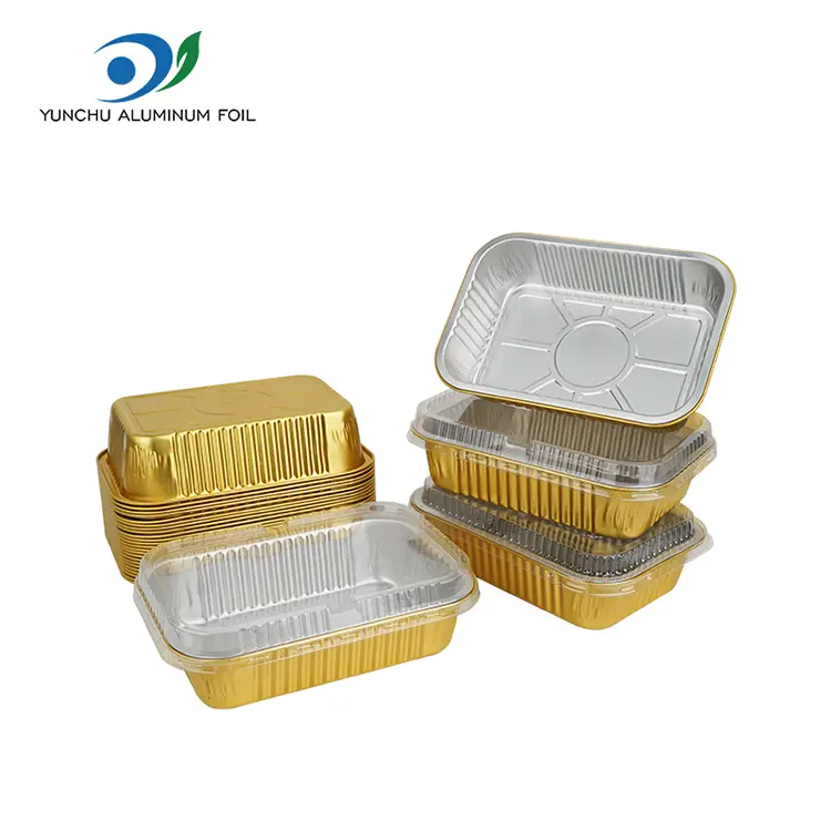 పునర్వినియోగపరచలేని బార్బెక్యూ టేకావే అల్యూమినియం రేకు కంటైనర్లు పునర్వినియోగపరచలేని బార్బెక్యూ టేకావే అల్యూమినియం రేకు కంటైనర్లు