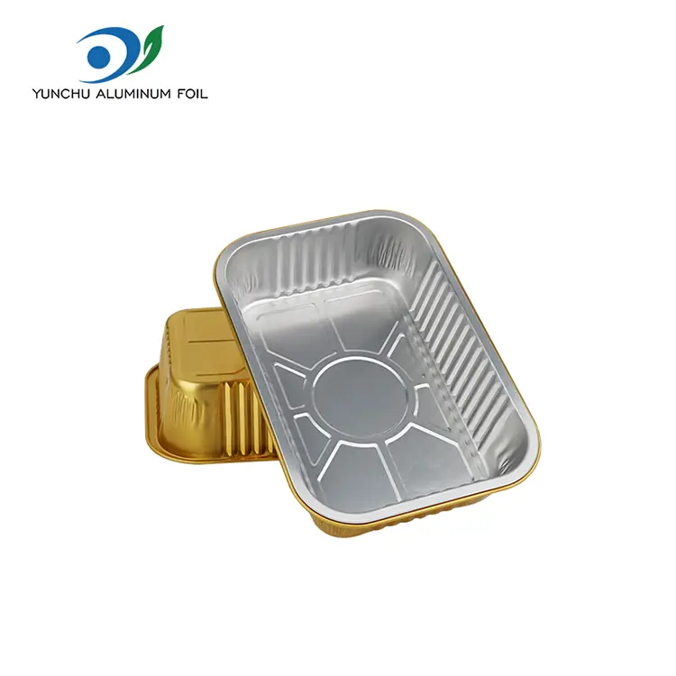 పునర్వినియోగపరచలేని బార్బెక్యూ టేకావే అల్యూమినియం రేకు కంటైనర్లు