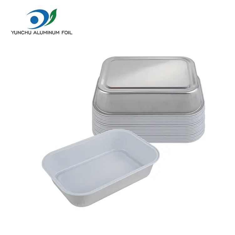 ముడతలు లేని క్యాటరింగ్ ఎయిర్లైన్స్ అల్యూమినియం రేకు కంటైనర్లు