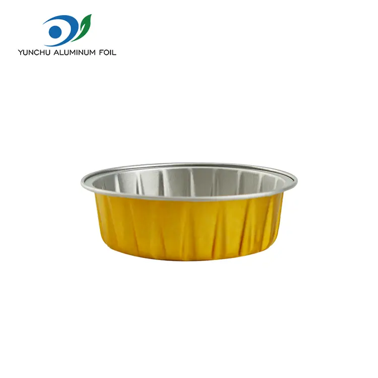 పునర్వినియోగపరచలేని రౌండ్ రోస్ట్ స్మూత్వాల్ అల్యూమినియం రేకు కంటైనర్లు పునర్వినియోగపరచలేని రౌండ్ రోస్ట్ స్మూత్వాల్ అల్యూమినియం రేకు కంటైనర్లు