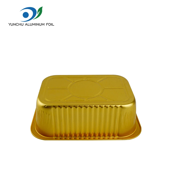 పునర్వినియోగపరచలేని స్క్వేర్ సీల్ గ్రాటిన్ అల్యూమినియం రేకు కంటైనర్లు