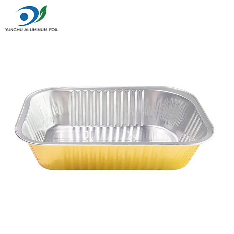 పునర్వినియోగపరచలేని మందమైన ఫుడ్ గ్రేడ్ అల్యూమినియం రేకు కంటైనర్లు