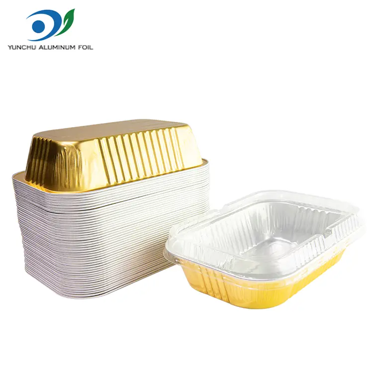 పునర్వినియోగపరచలేని మందమైన ఫుడ్ గ్రేడ్ అల్యూమినియం రేకు కంటైనర్లు