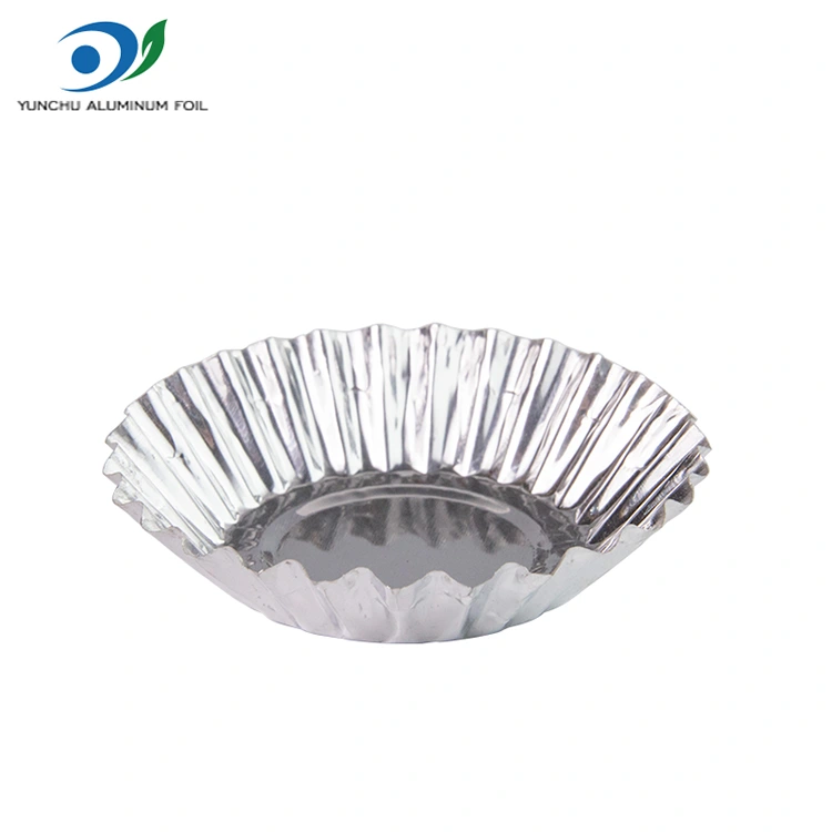 గుడ్డు టార్ట్ టోస్ట్ బేకింగ్ సిల్వర్ అల్యూమినియం రేకు ఆహార కంటైనర్