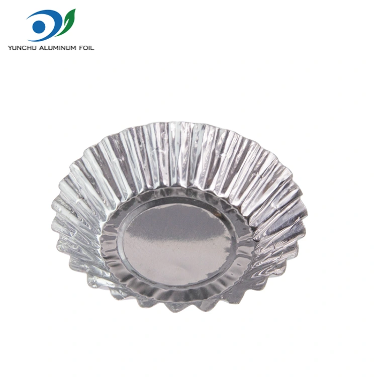 గుడ్డు టార్ట్ టోస్ట్ బేకింగ్ సిల్వర్ అల్యూమినియం రేకు ఆహార కంటైనర్