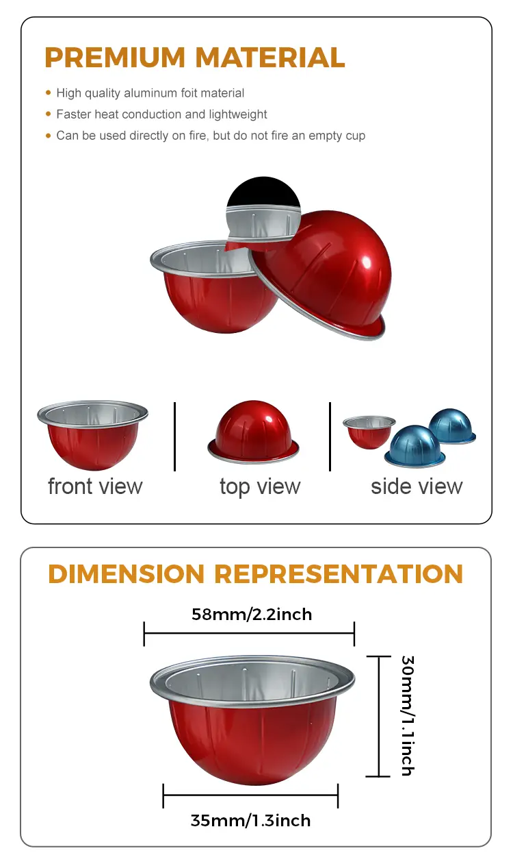 Planet Empty Coffee Capsule