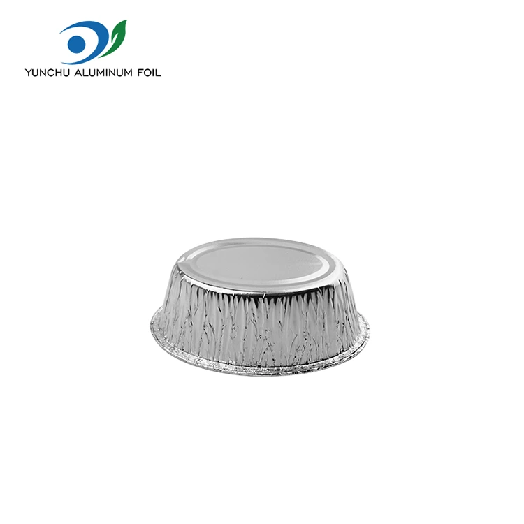 ఓవల్ ఉడికించిన కేక్ సిల్వర్ అల్యూమినియం రేకు ఆహార కంటైనర్