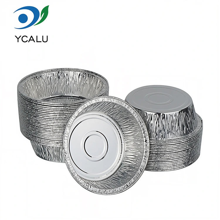 డిస్పోజబుల్ BBQ ఎయిర్ ఫ్రైయర్ సిల్వర్ అల్యూమినియం ఫాయిల్ ఫుడ్ కంటైనర్‌లు