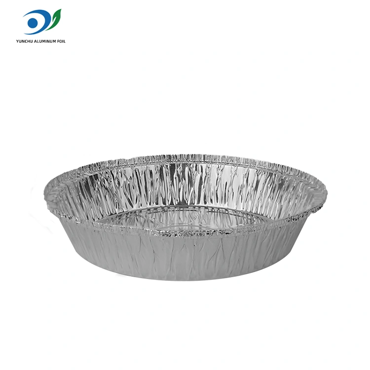 రౌండ్ ఎయిర్ ఫ్రైయర్ హాట్ పాట్ సిల్వర్ అల్యూమినియం రేకు ఆహార కంటైనర్ రౌండ్ ఎయిర్ ఫ్రైయర్ హాట్ పాట్ సిల్వర్ అల్యూమినియం రేకు ఆహార కంటైనర్