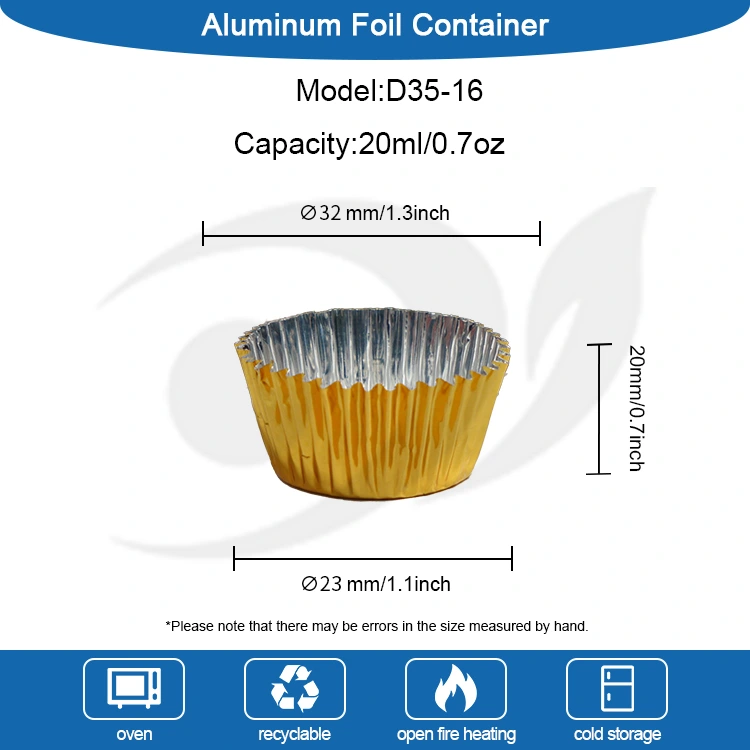 రౌండ్ స్మాల్ ప్యాకేజీ బేకింగ్ సిల్వర్ అల్యూమినియం రేకు ఫుడ్ కంటైనర్