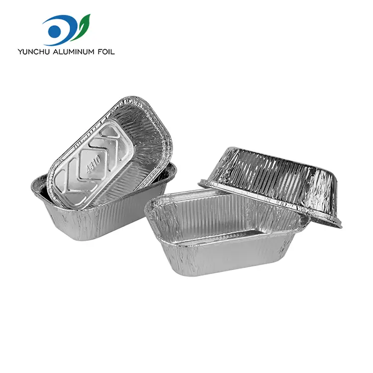 స్క్వేర్ కేక్ బేకింగ్ సిల్వర్ అల్యూమినియం రేకు కంటైనర్లు స్క్వేర్ కేక్ బేకింగ్ సిల్వర్ అల్యూమినియం రేకు కంటైనర్లు